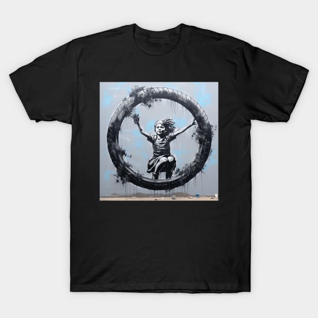 Spinning Tires T-Shirt by MuseOfMilo